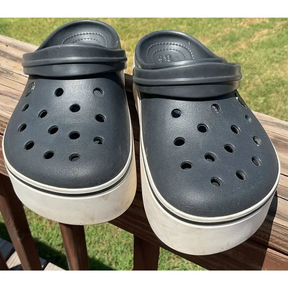 Black Classic CROCS CROCBAND MENS 7 Women 9 Waterproof Sandles Slip-On Clog